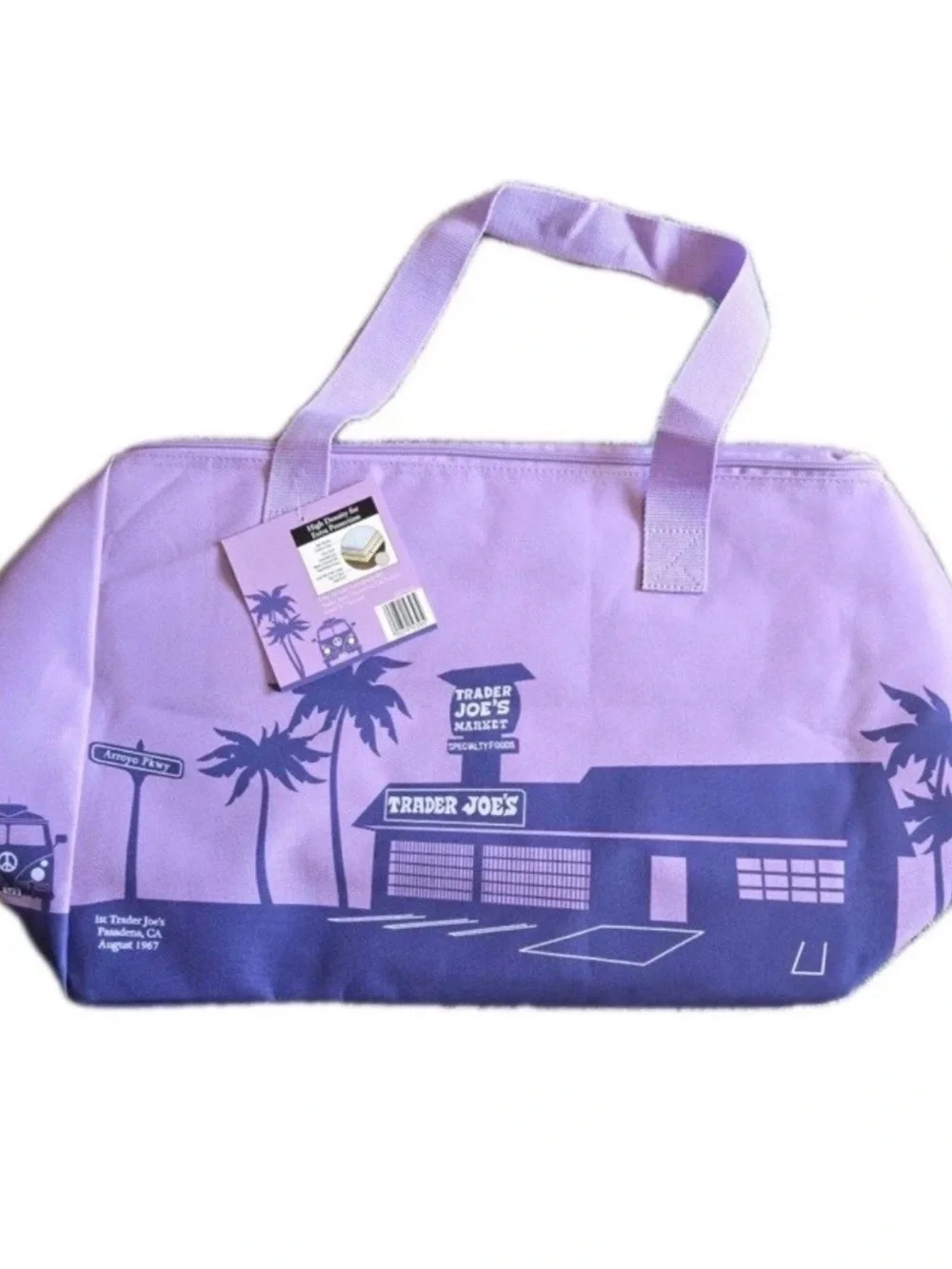 Trader Joe's Insulated Bag -Purple-